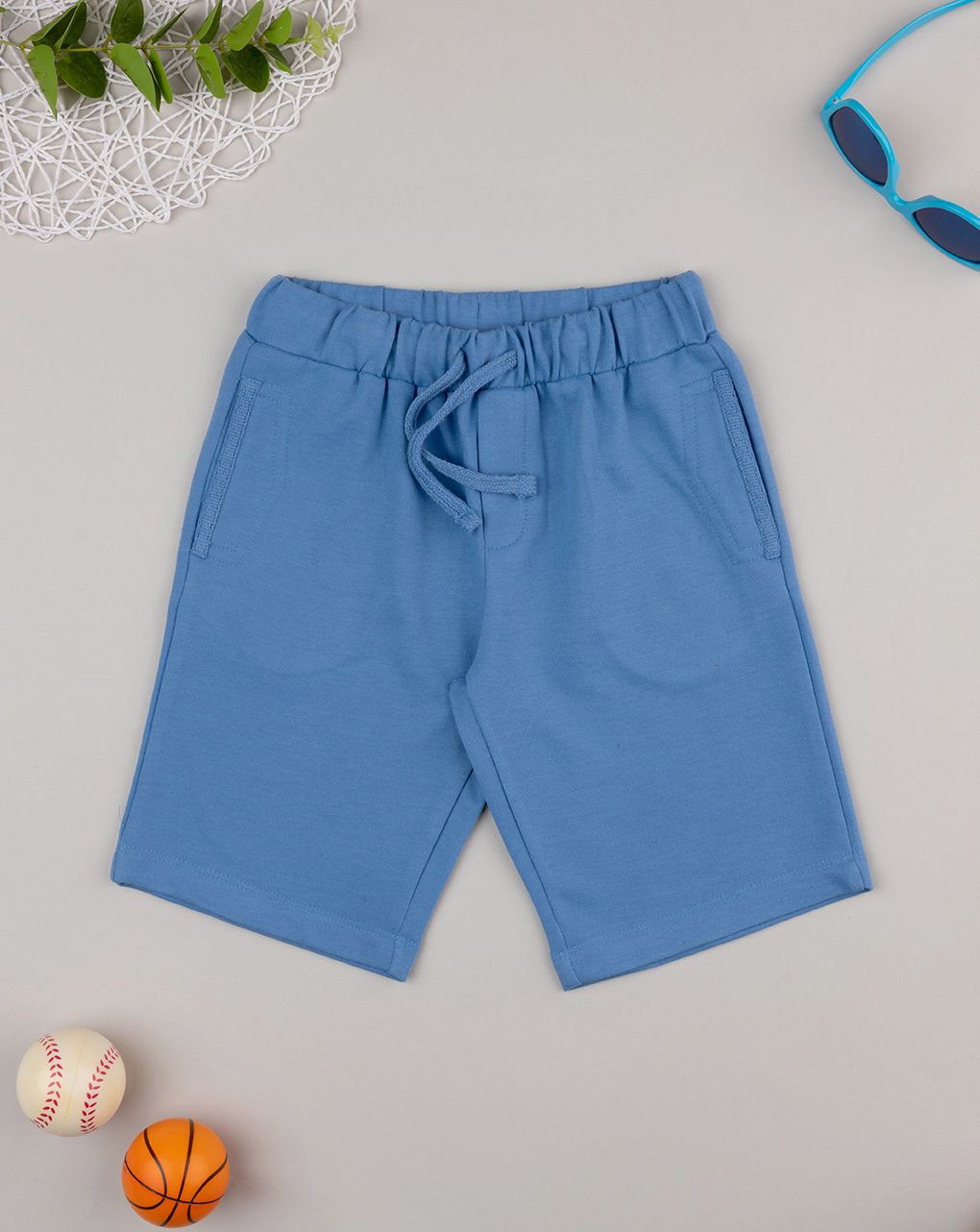 παιδική βερμούδα μπλε για αγόρι