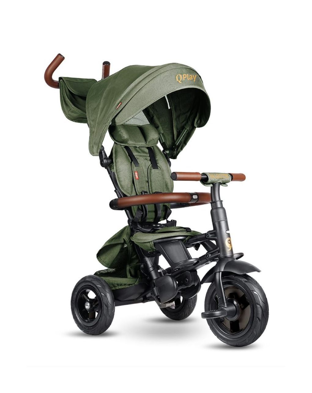 Qplay ποδήλατο τρίκυκλο rito deluxe air gel wheels green 01-1212068-05 - QPLAY