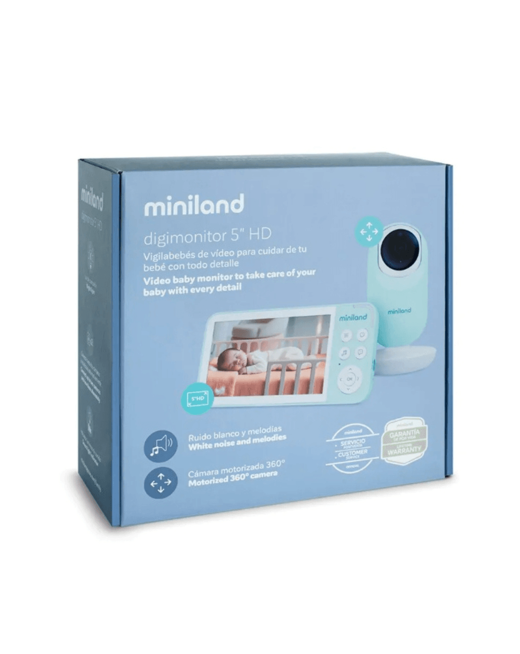 Miniland ενδοεπικοινωνία digimonitor 5 hd ml89627 - Miniland