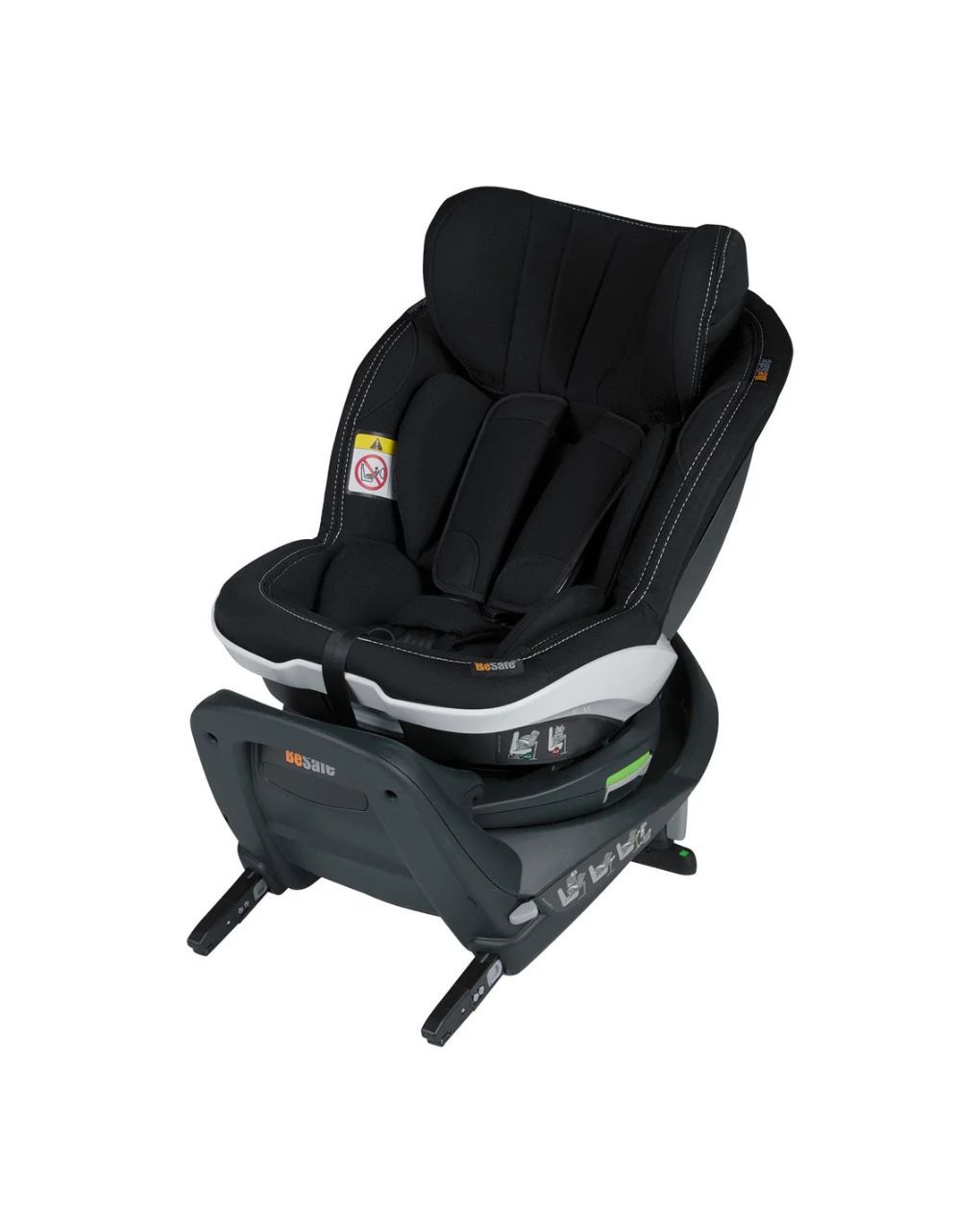 Besafe κάθισμα αυτοκινήτου izi twist i-size (61-105cm) fresh black cab 11008117.fbc - Be Safe