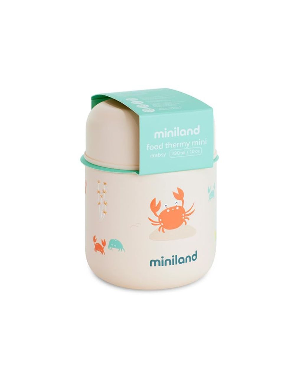 Miniland mini θερμός φαγητού 280ml ocean crab ml89643 - Miniland