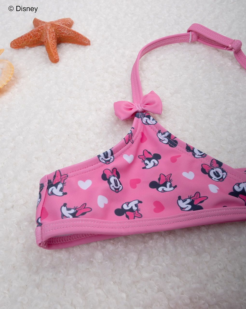 παιδικό μαγιό μπικίνι ροζ minnie για κορίτσι - Prénatal