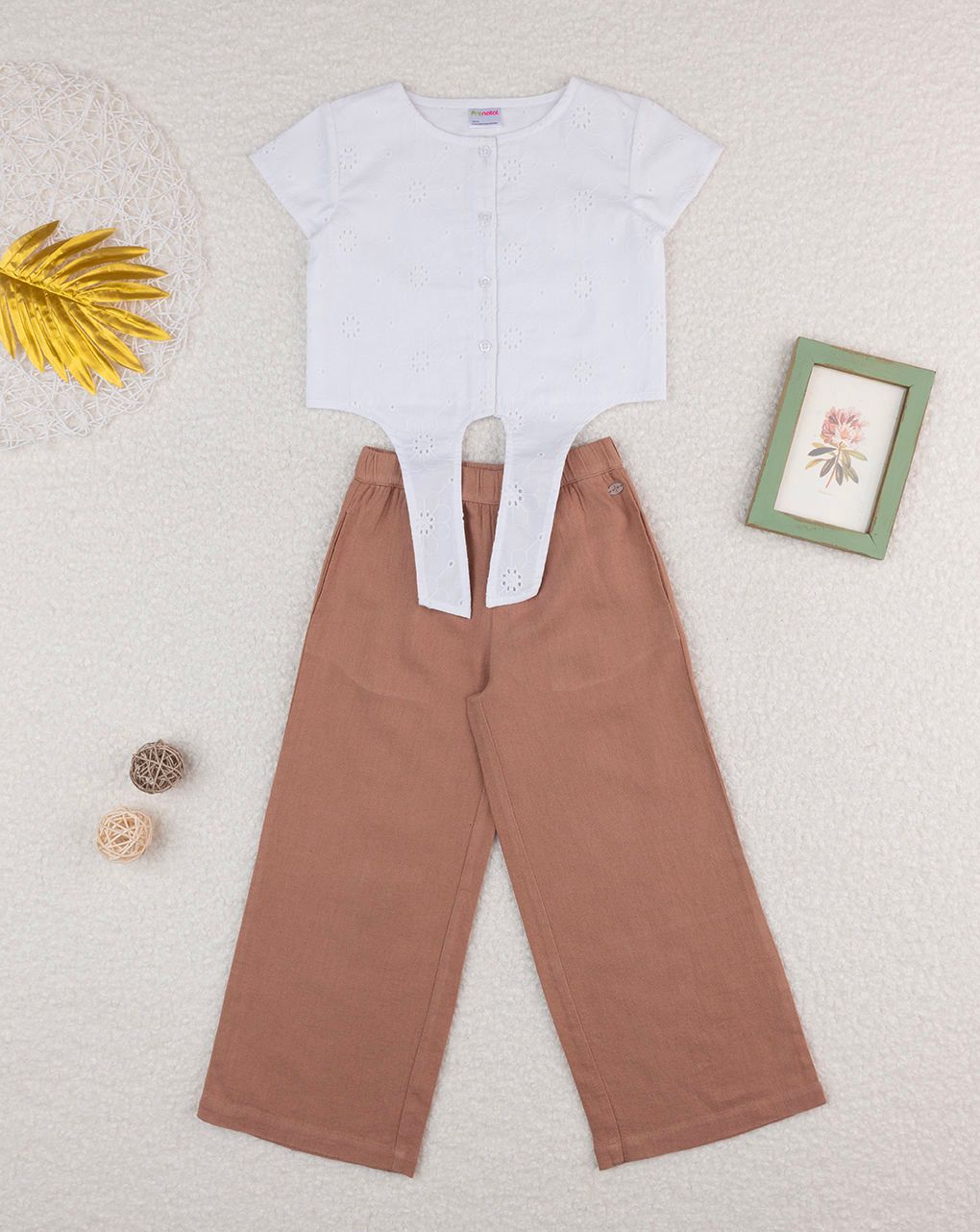 παιδικό σετ πουκάμισο και παντελόνι για κορίτσι