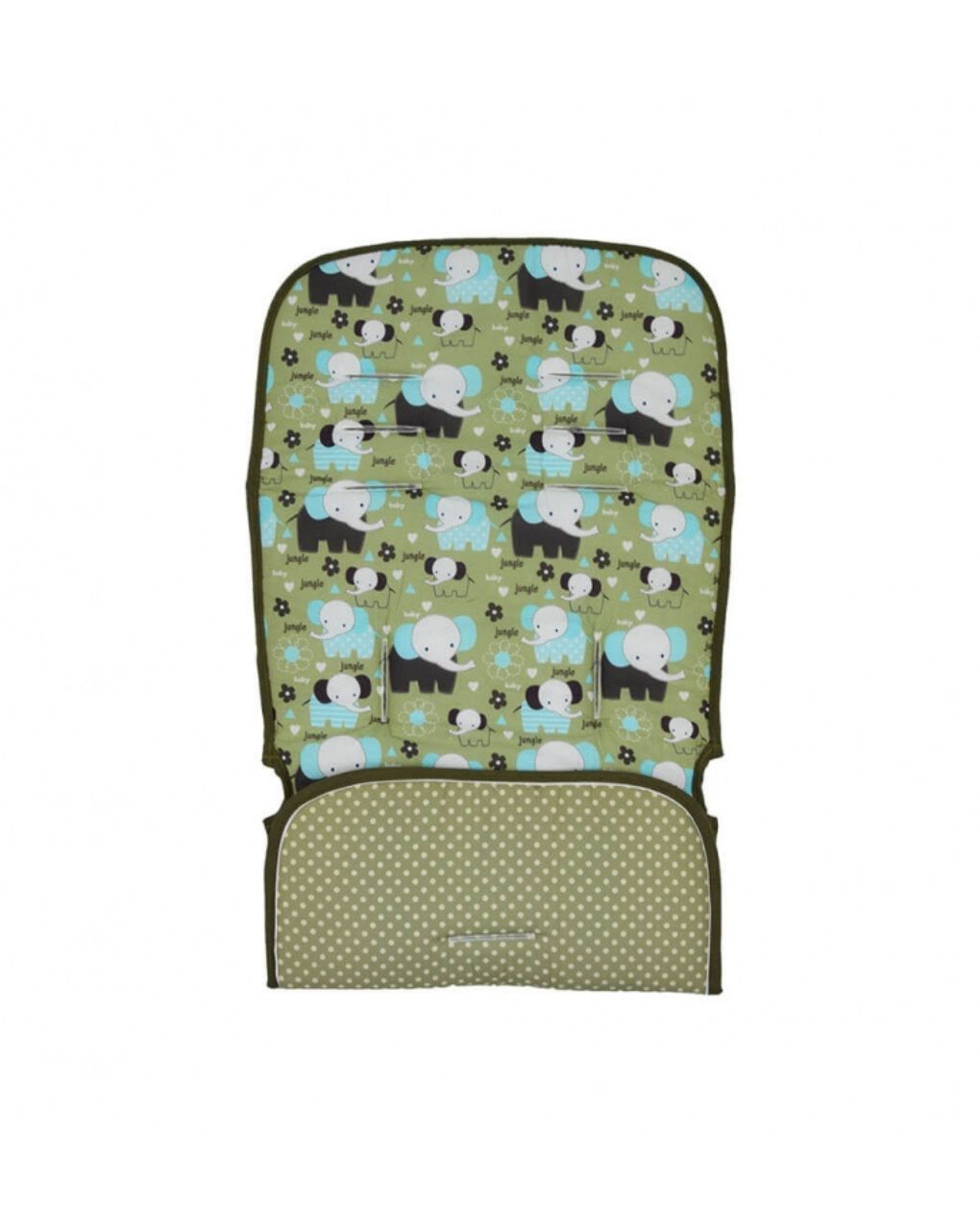 Bebe stars μαλακό κάλυμμα καροτσιού & καθίσματος αυτοκινήτου διπλής όψης elephant 209-181 - Bebe Stars
