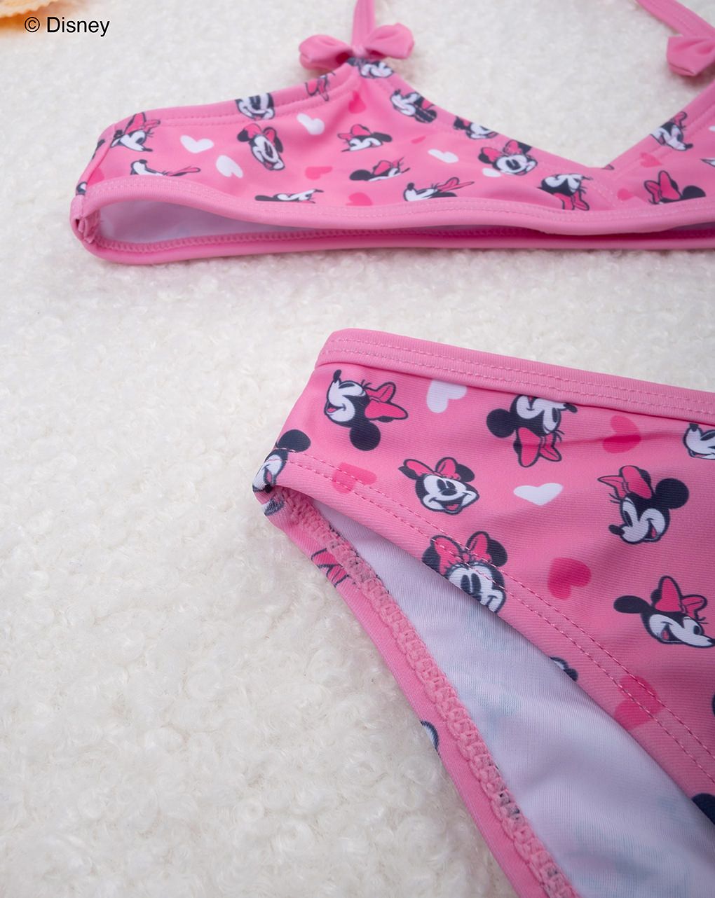 παιδικό μαγιό μπικίνι ροζ minnie για κορίτσι - Prénatal