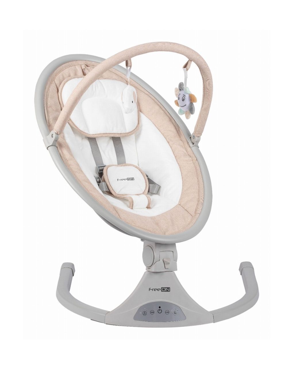 Freeon ηλεκτρικό ρηλάξ elite swing με μουσική beige 84904 - Freeon