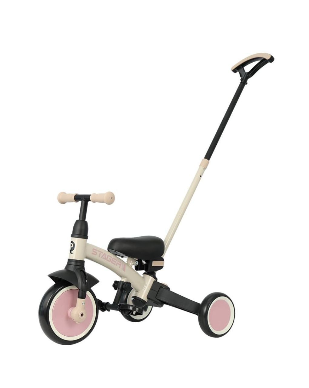 Qplay ποδήλατο τρίκυκλο stager 3in1 pink 01-1212075-05 - QPLAY