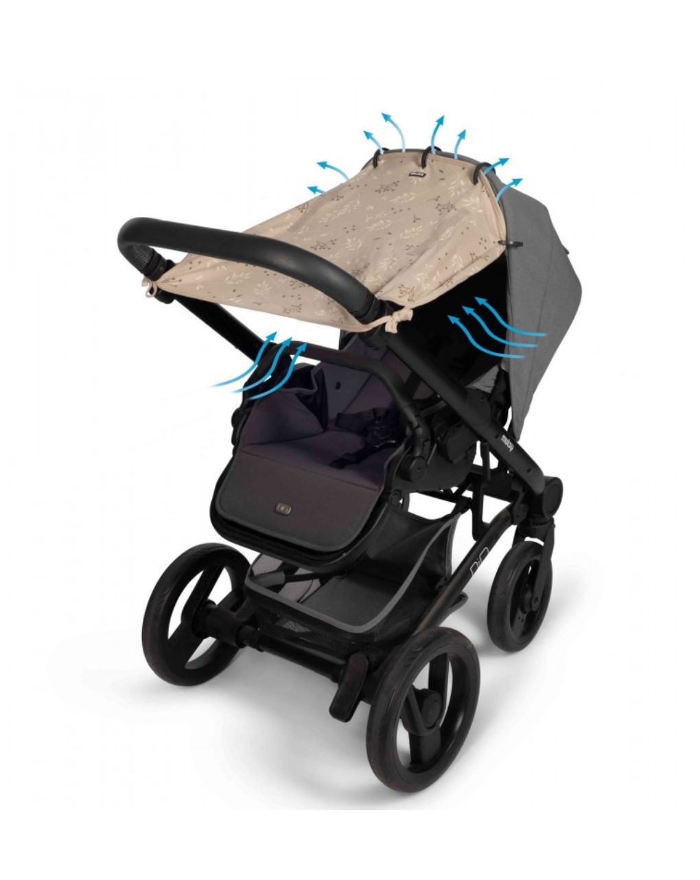 Dooky universal υφασμάτινο σκίαστρο romantic leaves beige dk-126612 - Dooky