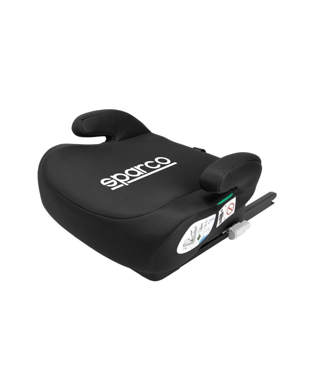 Sparco booster κάθισμα i-size (125-150cm) με isofix black sk100ibk