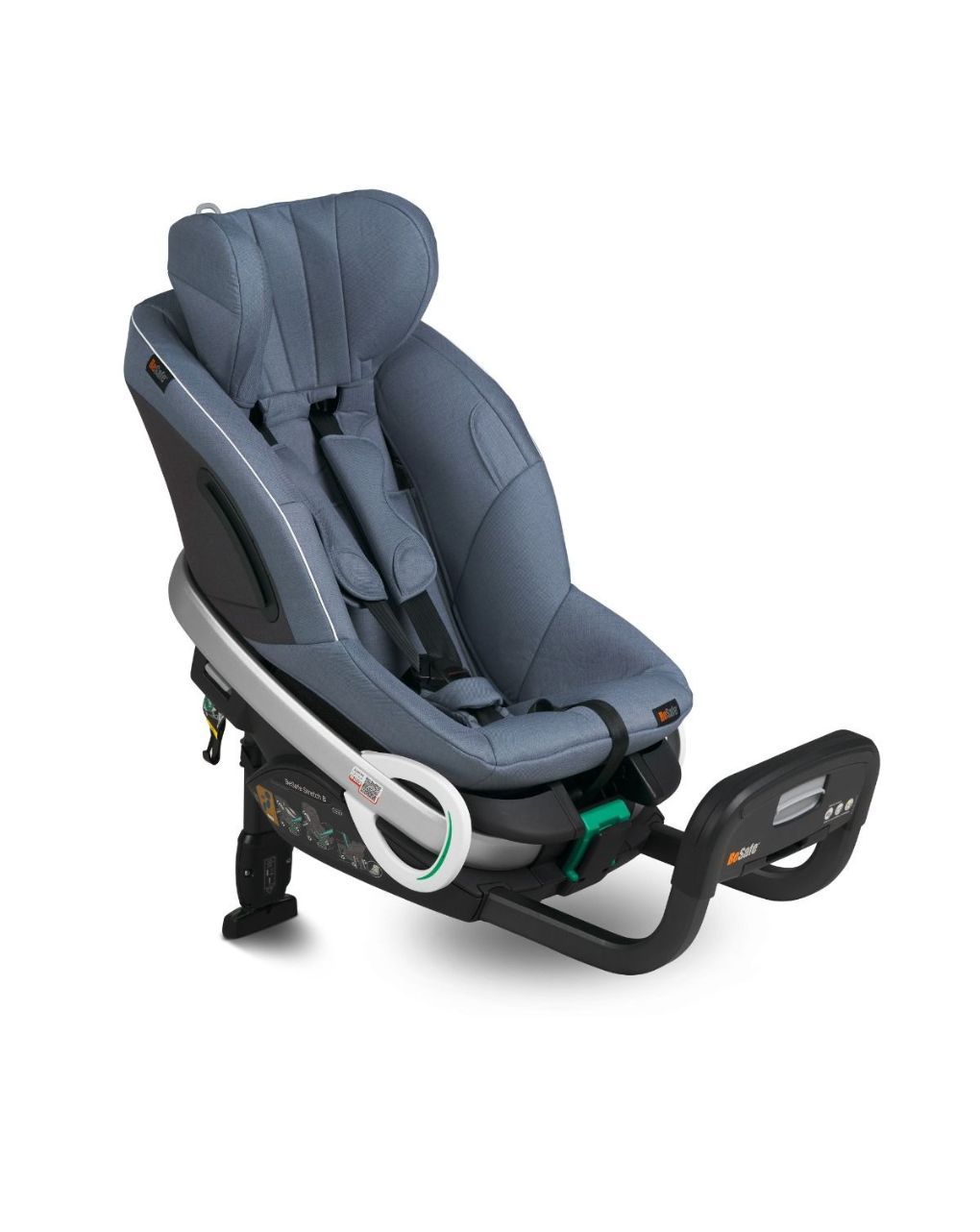 Besafe αντεστραμμένο κάθισμα αυτοκινήτου stretch b i-size (40-125cm) cloud melange 11025670.clm - Be Safe