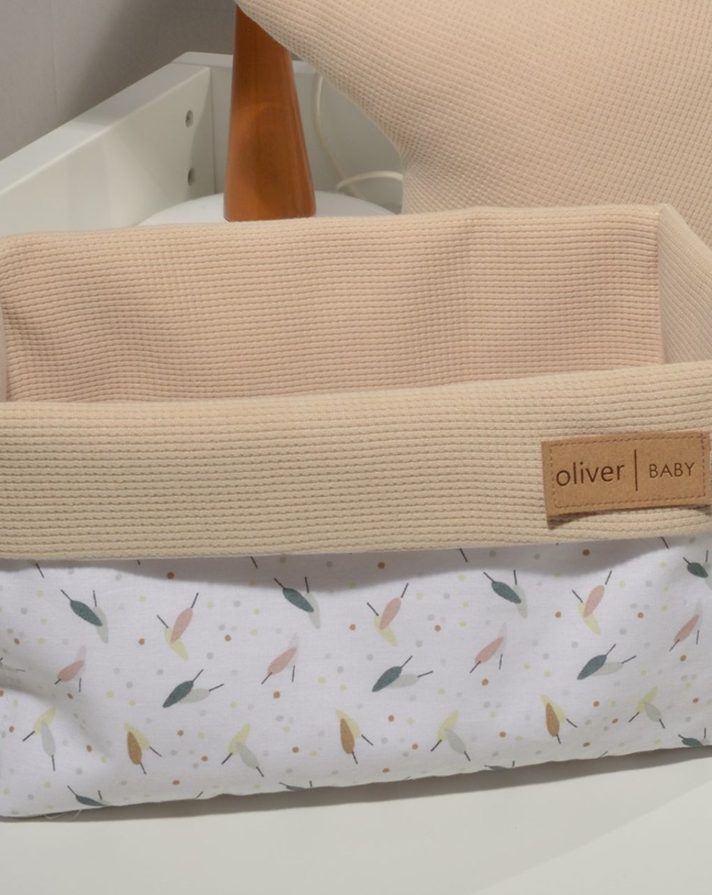 Baby oliver καλάθι αποθήκευσης διπλής όψης σχέδιο 404 μπεζ 46-6712/404 - BABY OLIVER