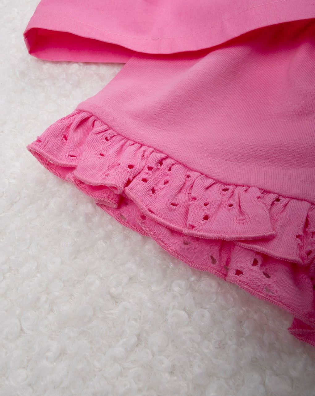 βρεφικό σετ μπλούζα και σορτσάκι φούξια για κορίτσι - Prénatal