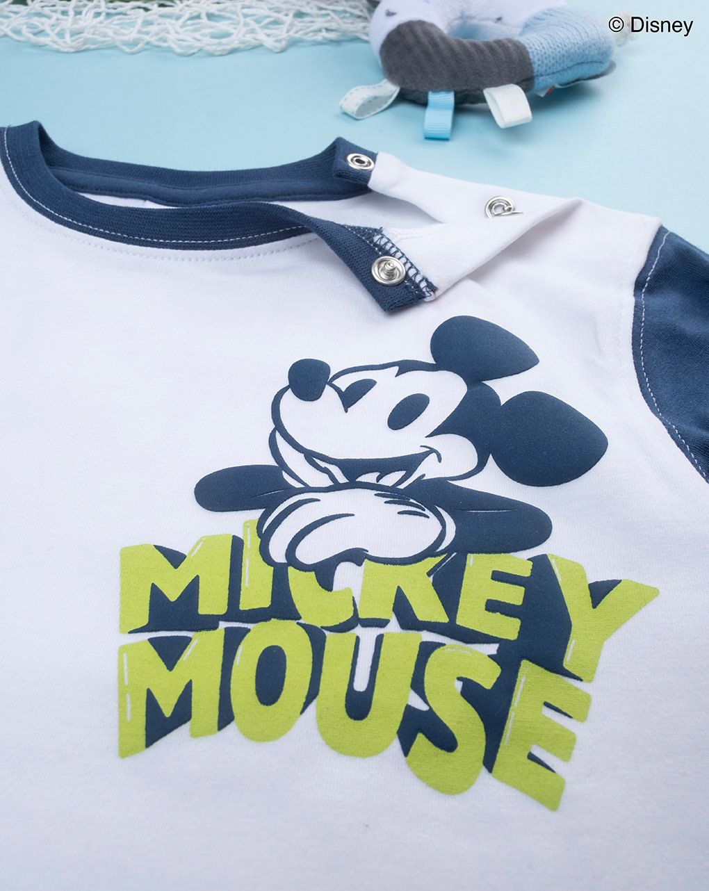 βρεφικό σετ t-shirt και σορτσάκι mickey για αγόρι - Prénatal