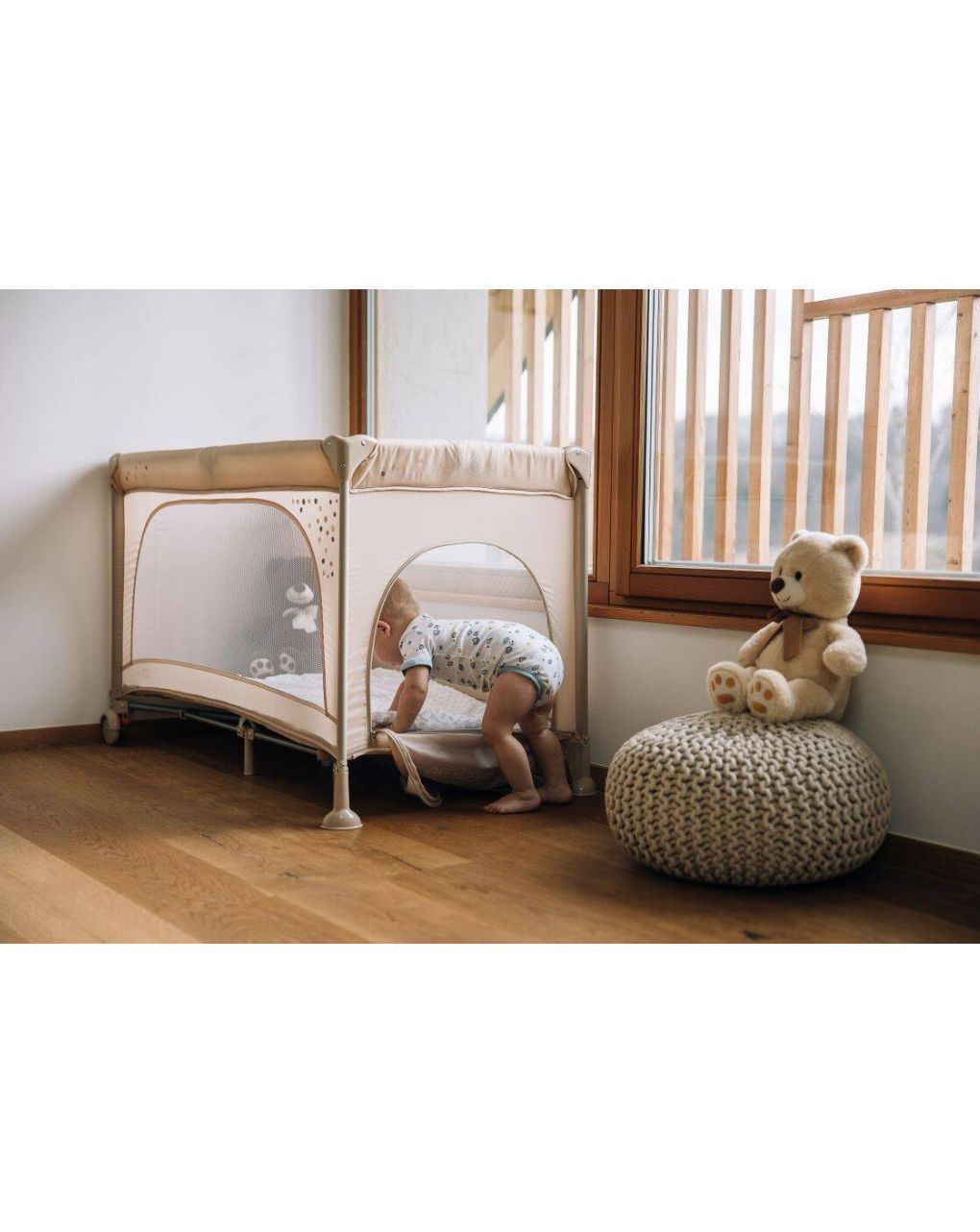 Freeon παρκοκρέβατο nook beige 83044 - Freeon