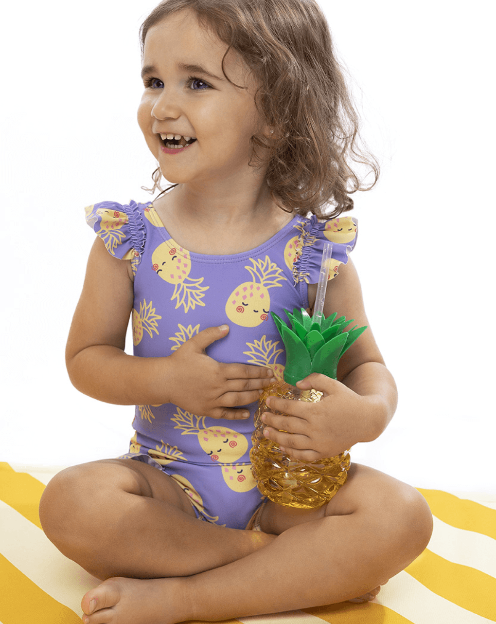 Zoocchini ολόσωμο μαγιό pineapple 6 μηνών - 3 ετών zoo12255 - Zoocchini