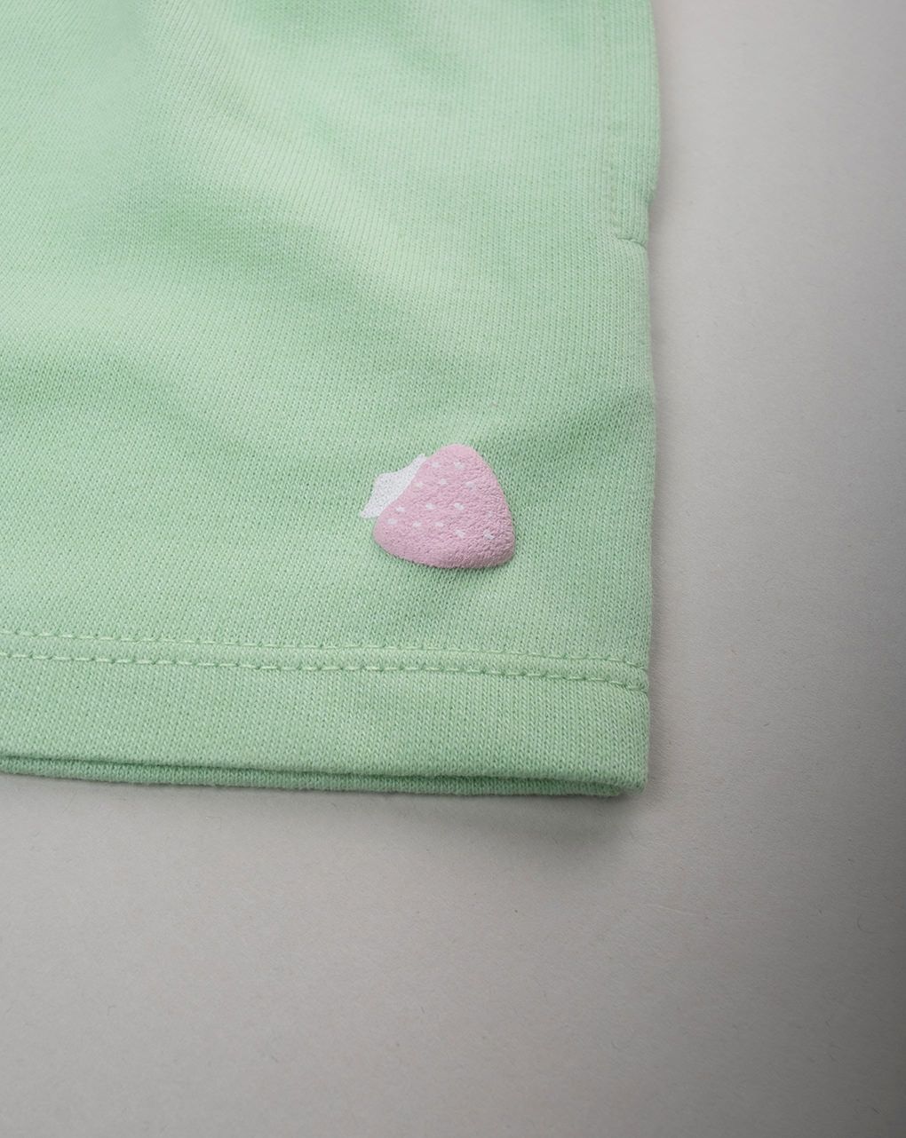 βρεφικό σορτσάκι πράσινο με φράουλες για κορίτσι - Prénatal