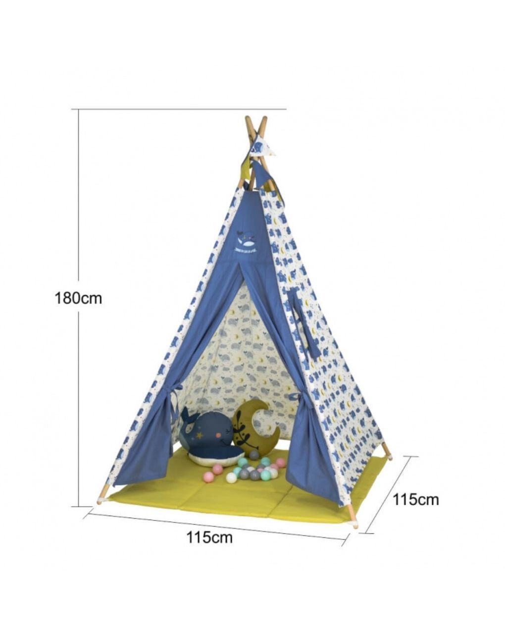 Bebe stars παιδική σκηνή whale με μπάλες 302-181 - Bebe Stars