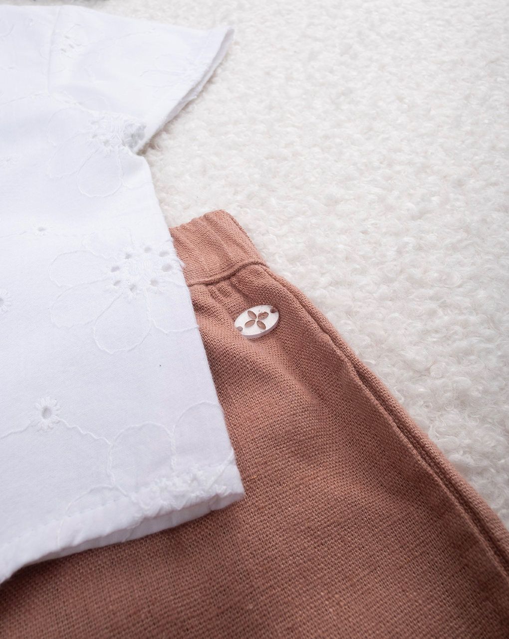 παιδικό σετ πουκάμισο και παντελόνι για κορίτσι - Prénatal