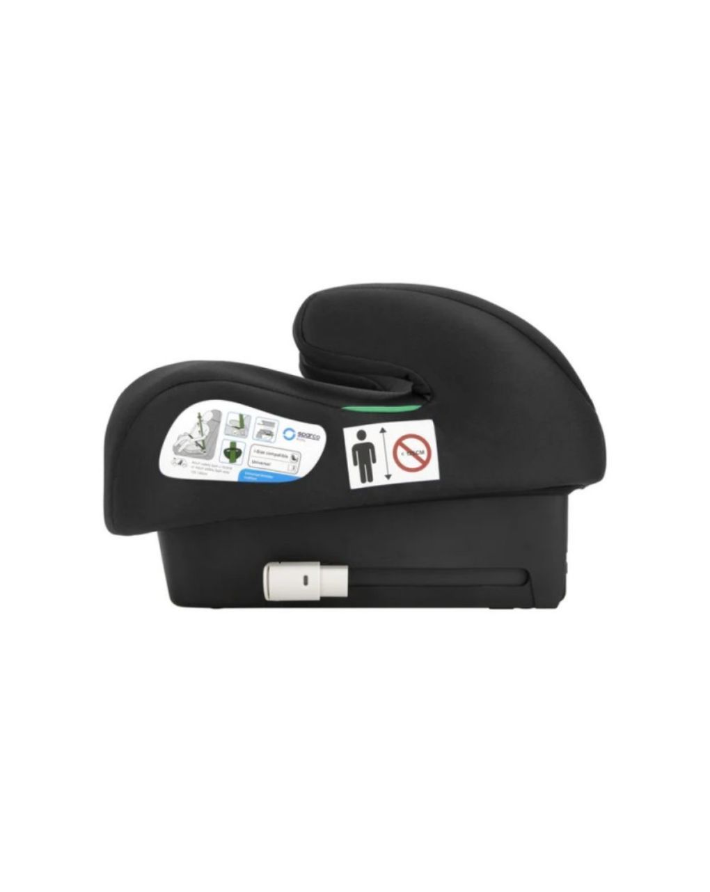 Sparco booster κάθισμα i-size (125-150cm) με isofix black sk100ibk - SPARCO