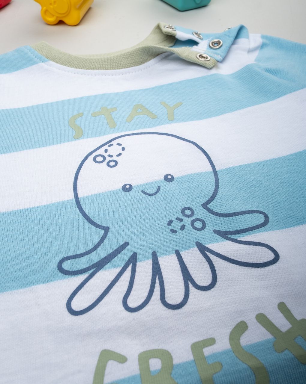 βρεφικό σετ t-shirt και σορτσάκι stay fresh για αγόρι - Prénatal