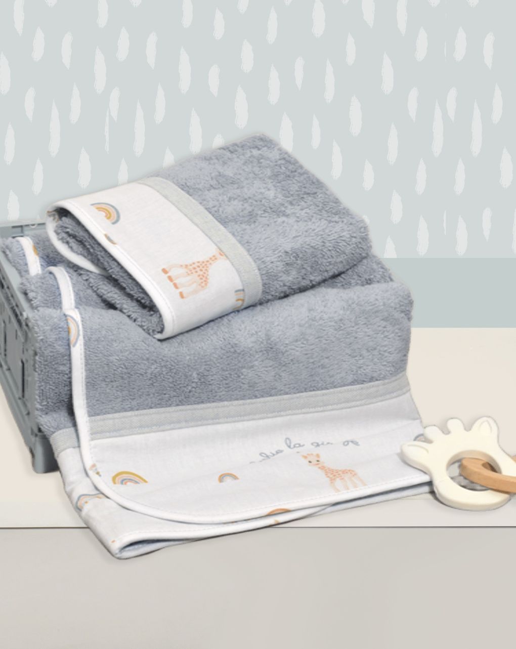 Sophie la girafe σετ πετσέτες 2 τεμ σχέδιο 501 46-6760/501 - SOPHIE LA GIRAFE