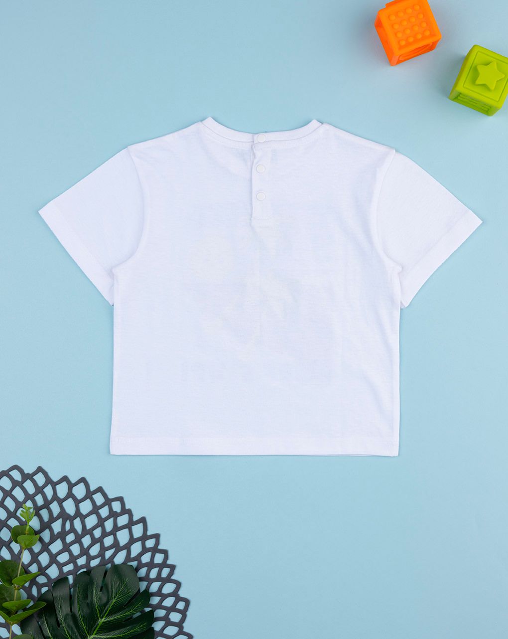 βρεφικό t-shirt λευκό surf's up για αγόρι - Prénatal