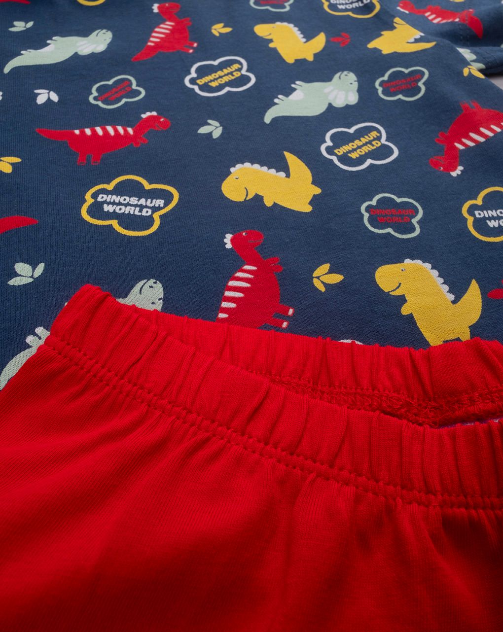 βρεφική πιτζάμα μπλε/κόκκινη dino για αγόρι - Prénatal