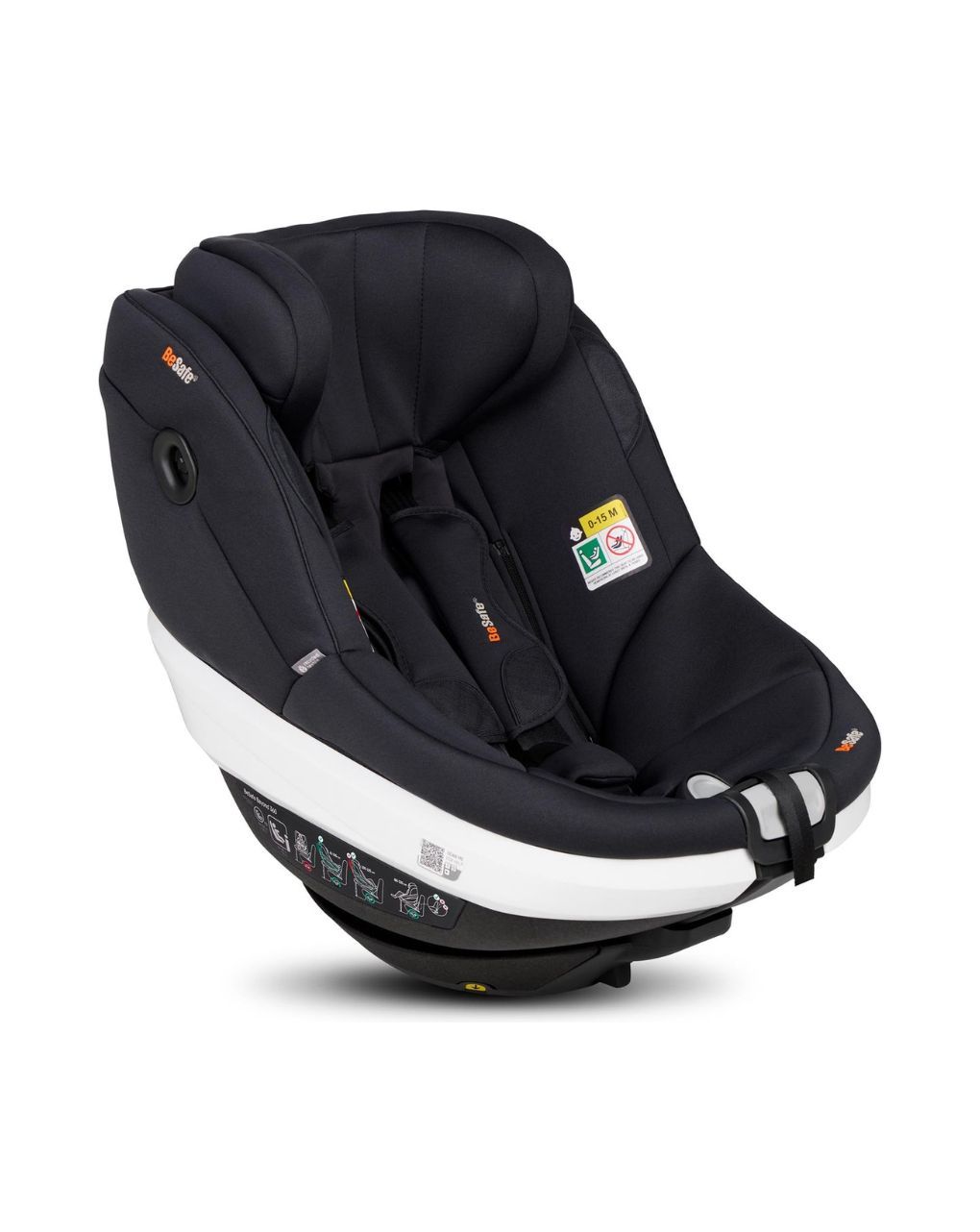 Besafe περιστρεφόμενο κάθισμα αυτοκινήτου beyond 360 i-size (61-125cm) black soft breeze 11036247.bsb