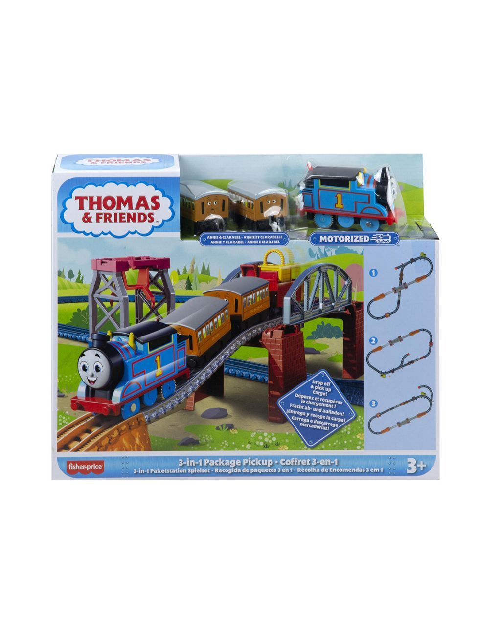 Mattel fisher price τόμας το τρενάκι 3 διαδρομές hgx64 - THOMAS & FRIENDS