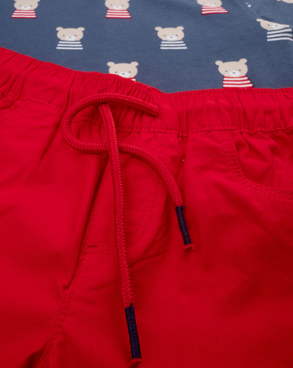 βρεφικό σετ t-shirt και σορτσάκι με αρκουδάκια για αγόρι - Prénatal