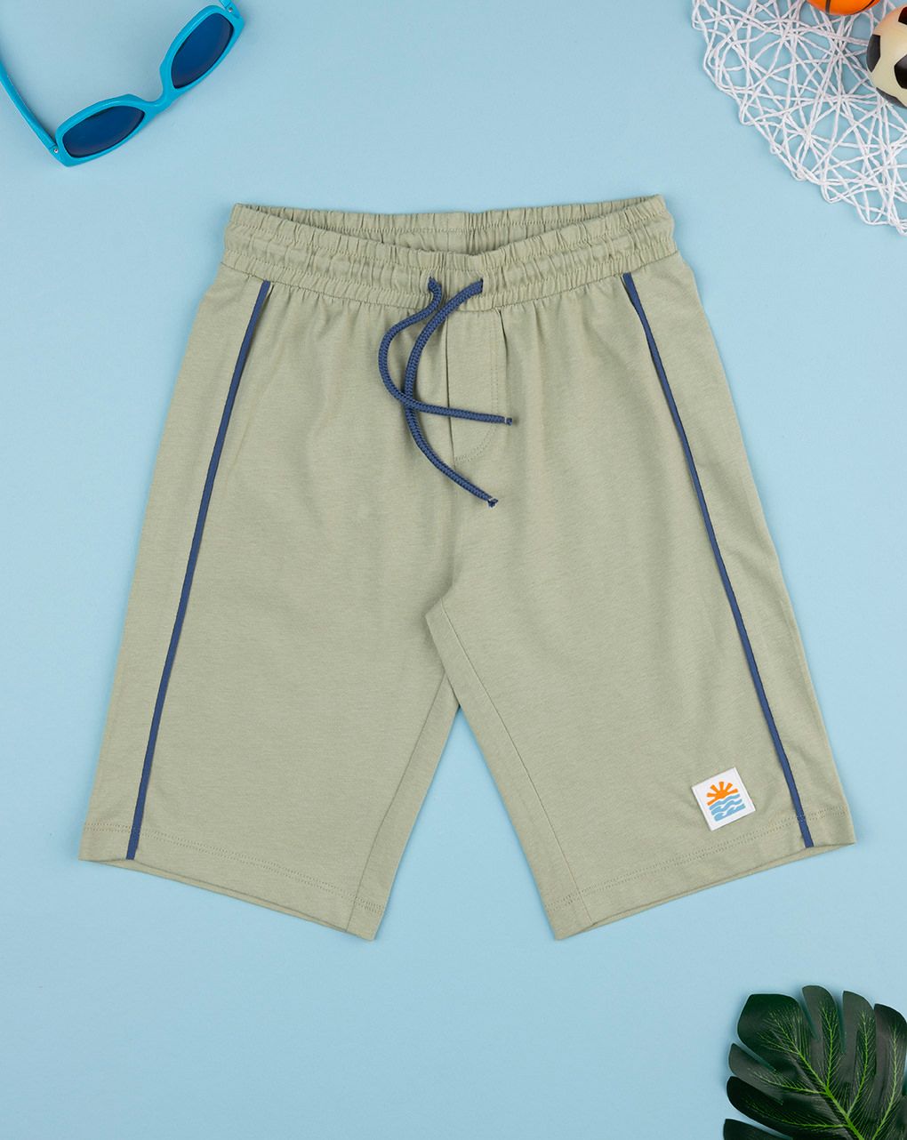 παιδική βερμούδα λαδί waves για αγόρι