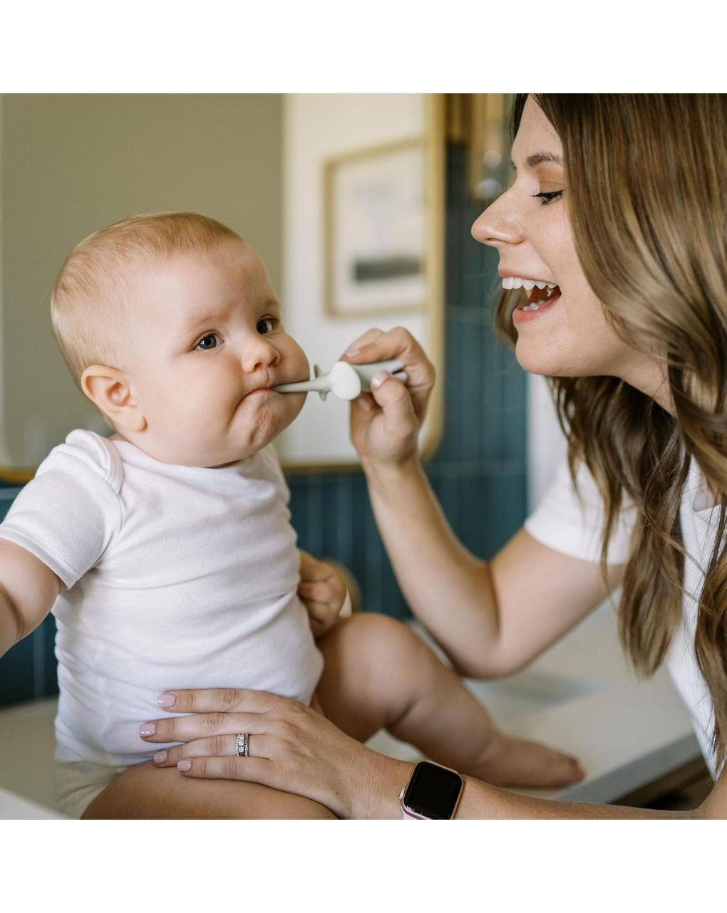 Dr. brown's βρεφική οδοντόβουρτσα ελεφαντάκι mint hg016 - Dr Browns