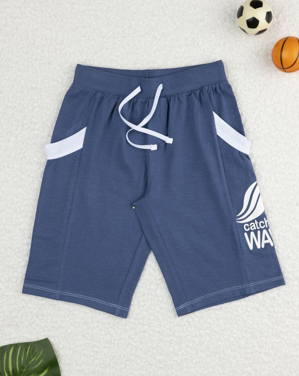 παιδική βερμούδα μπλε wave για αγόρι