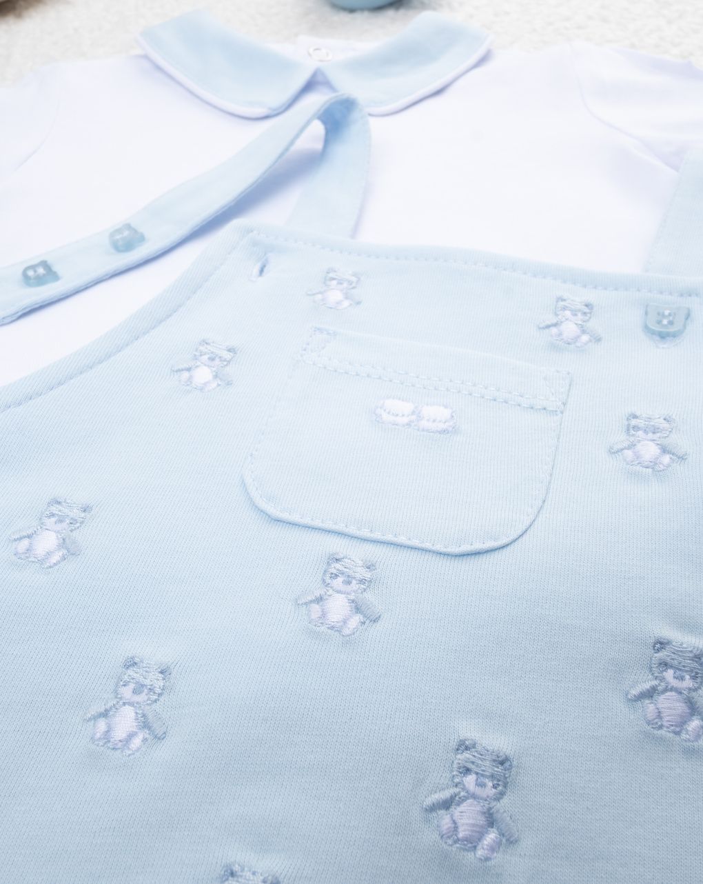 βρεφικό σετ t-shirt και σαλοπέτα με αρκουδάκια για αγόρι - Prénatal
