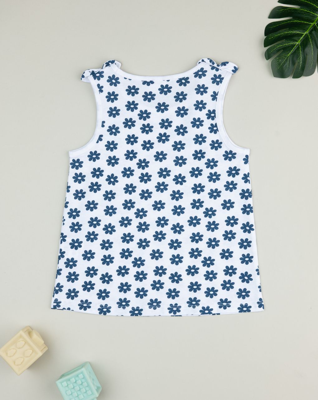 παιδική μπλούζα λευκή με μαργαρίτες για κορίτσι - Prénatal