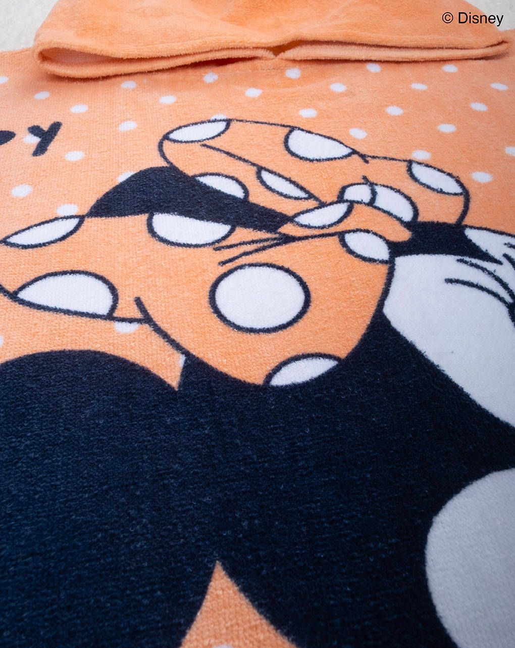 βρεφικό πόντσο θαλάσσης πορτοκαλί minnie για κορίτσι - Prénatal