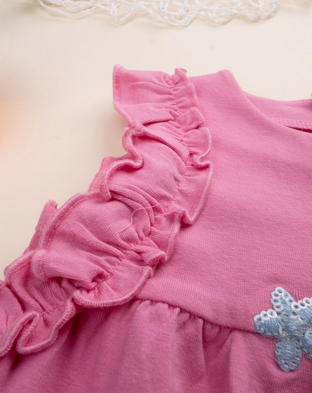 βρεφικό σετ μπλούζα και κολάν με λουλούδια για κορίτσι - Prénatal