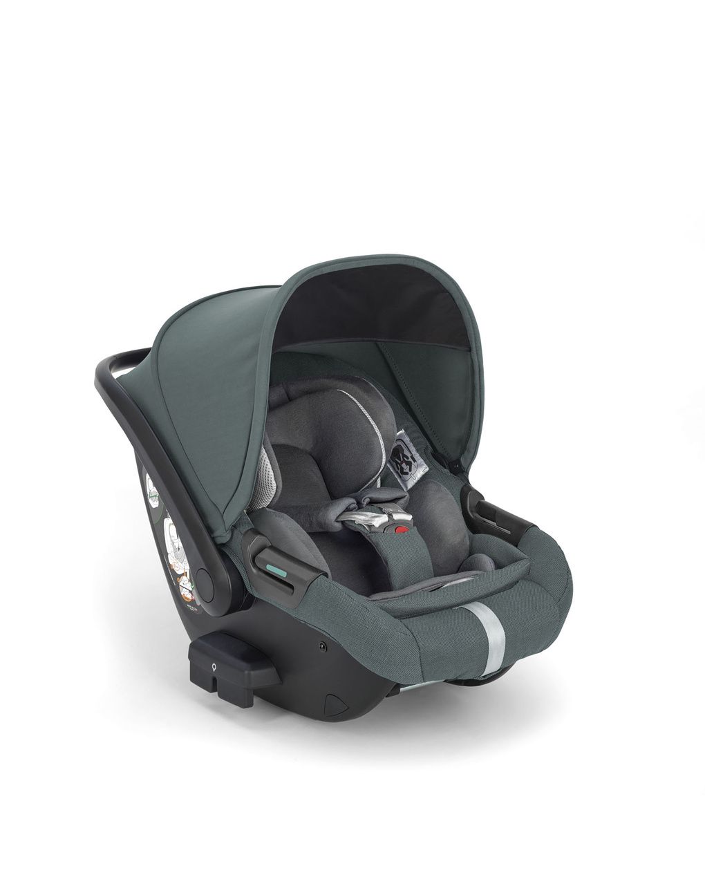 Inglesina σύστημα μεταφοράς quattro aptica darwin recline με σκελετό litio emerald grey - Inglesina