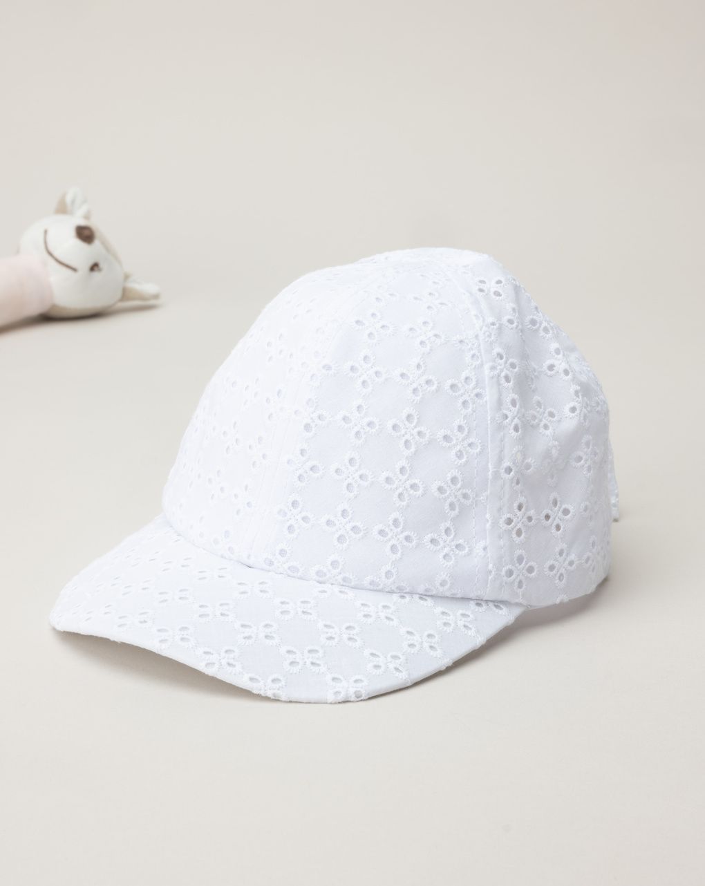 παιδικό καπέλο λευκό sangallo για κορίτσι