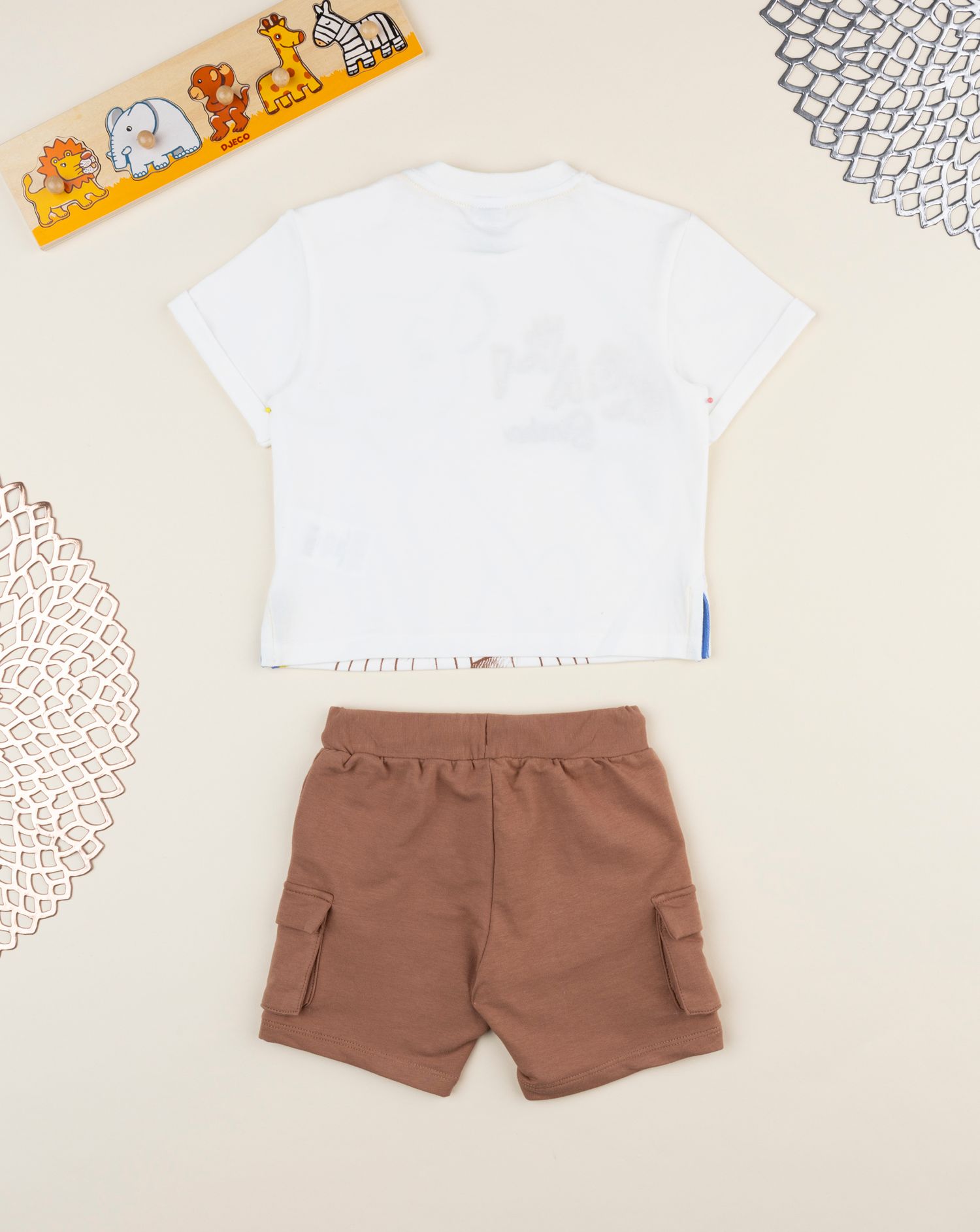 βρεφικό σετ t-shirt και βερμούδα simba για αγόρι - Prénatal