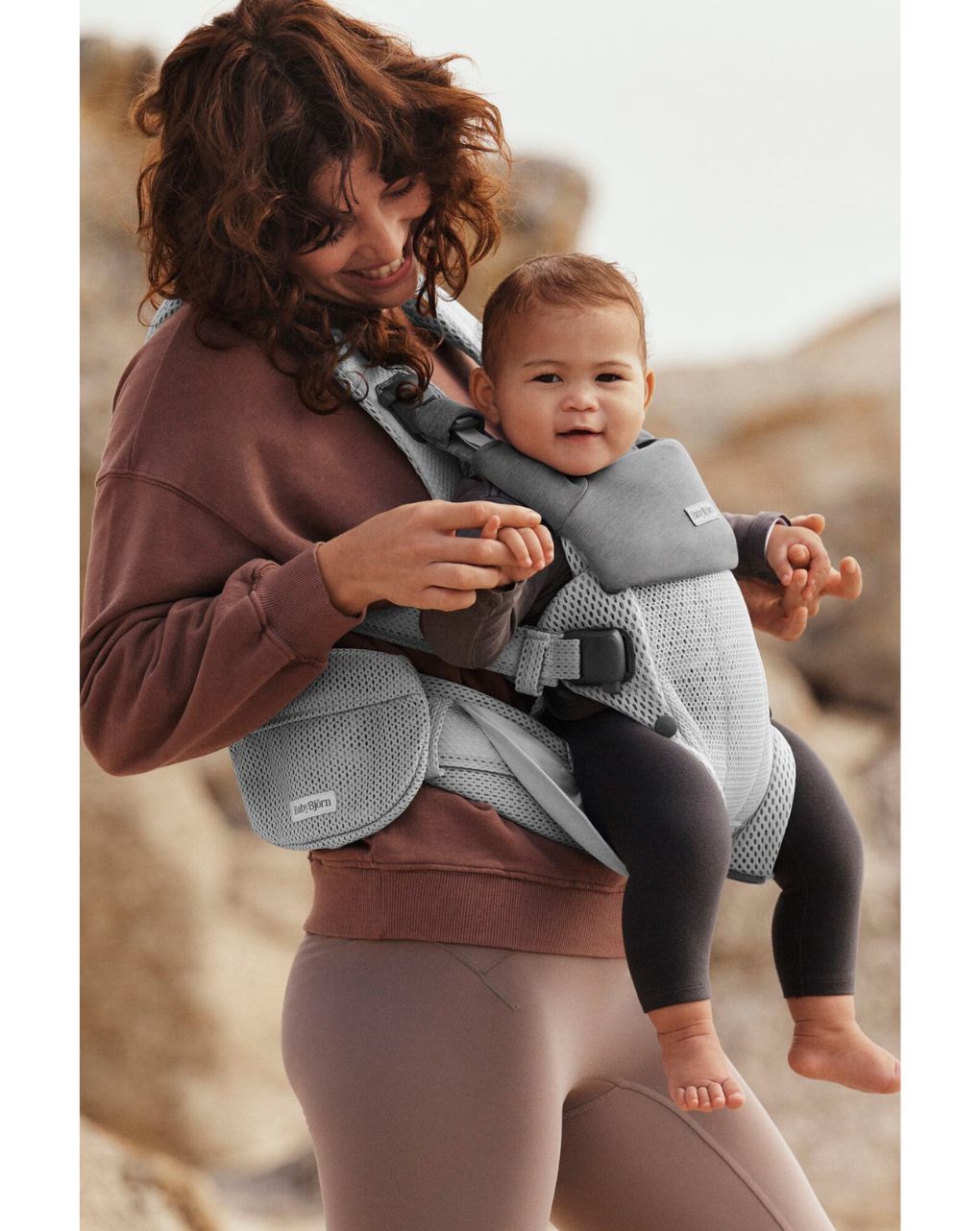 Babybjorn θήκη τσέπης για μάρσιπο mesh grey - Baby Bjorn