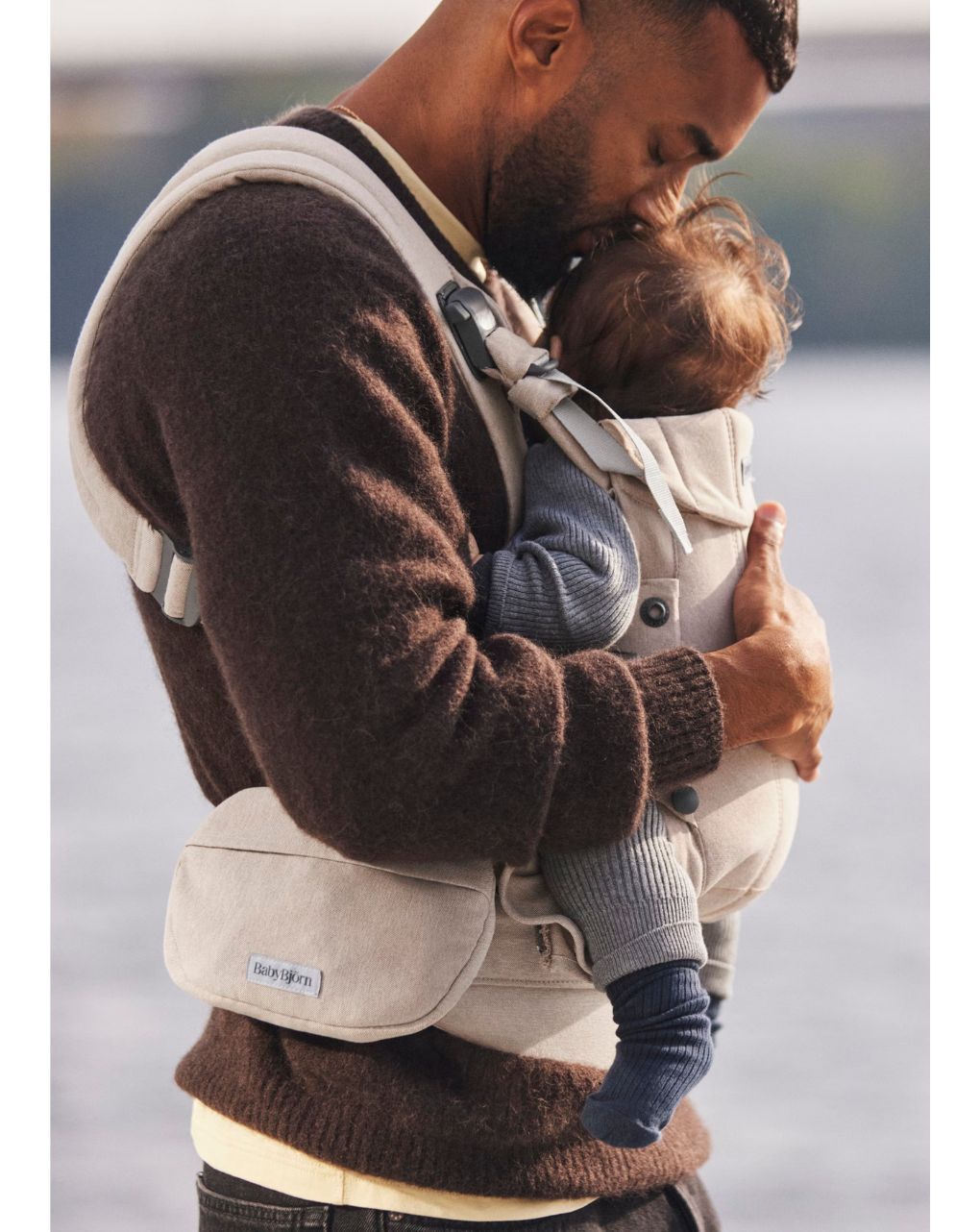 Babybjorn θήκη τσέπης για μάρσιπο woven light beige - Baby Bjorn