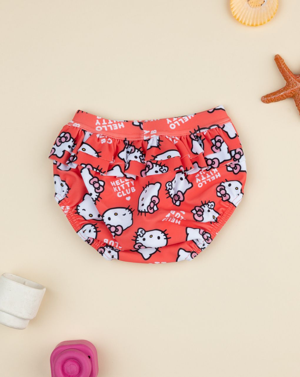 βρεφικό μαγιό πάνα κοραλί hello kitty για κορίτσι - Prénatal