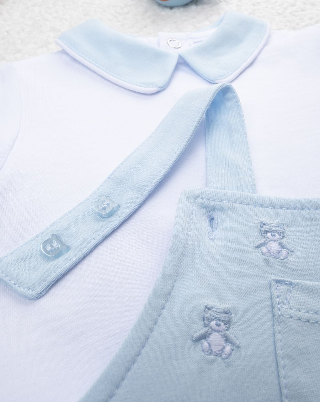 βρεφικό σετ t-shirt και σαλοπέτα με αρκουδάκια για αγόρι - Prénatal