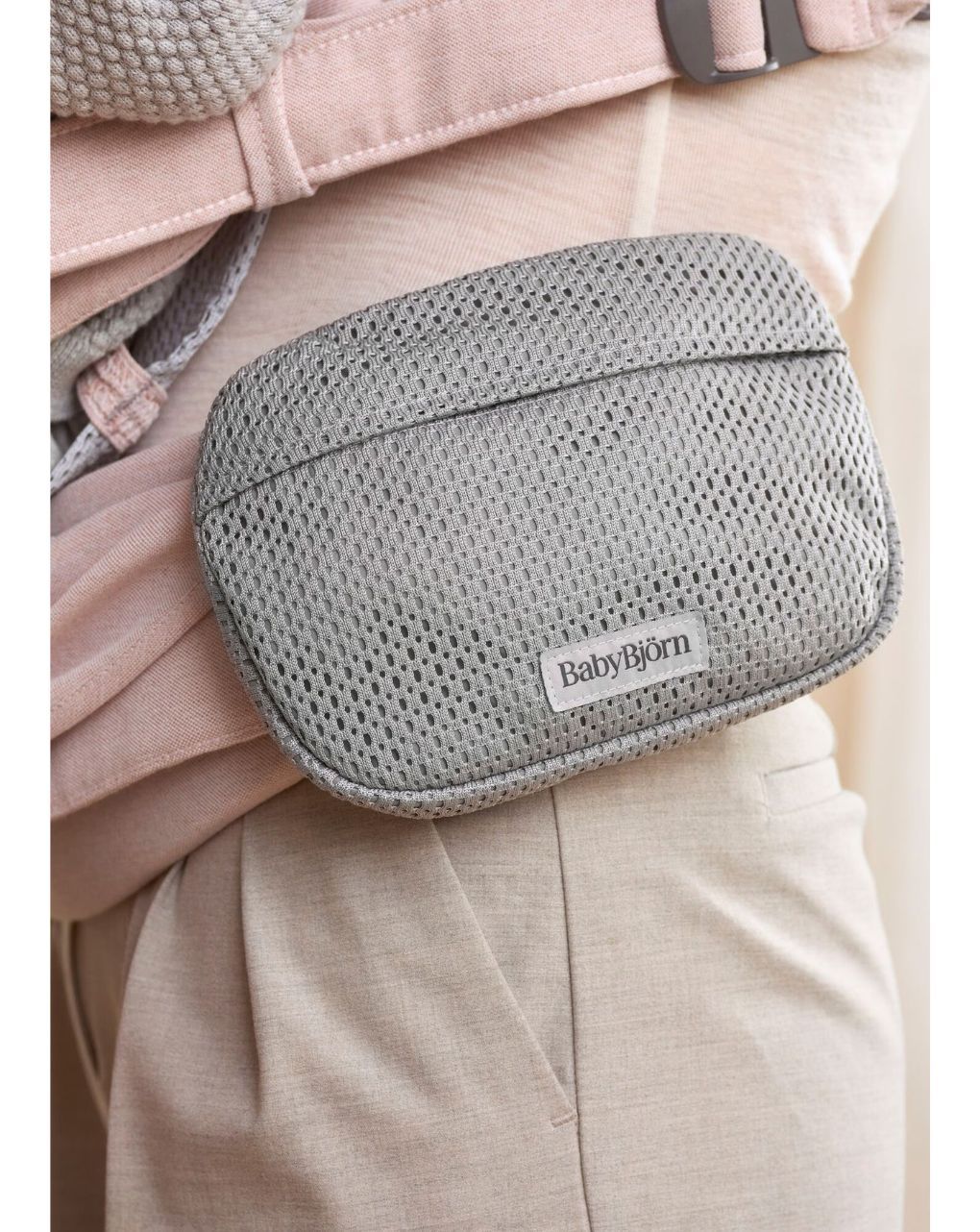 Babybjorn θήκη τσέπης για μάρσιπο mesh grey - Baby Bjorn