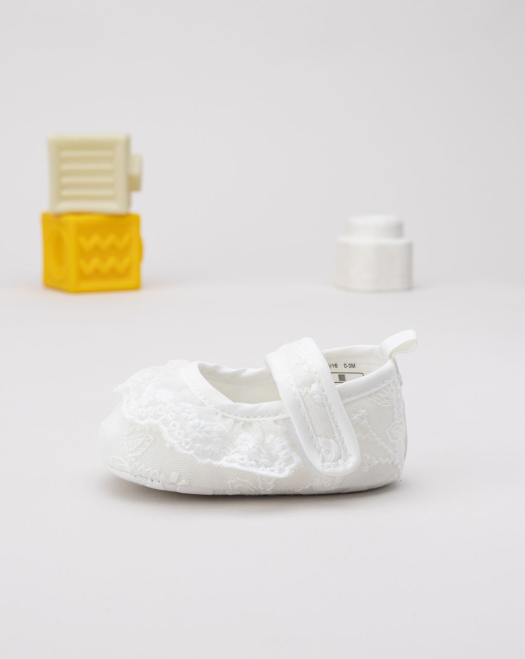 βρεφικά παπούτσια αγκαλιάς μπαλαρίνες με δαντέλα για κορίτσι - Prénatal