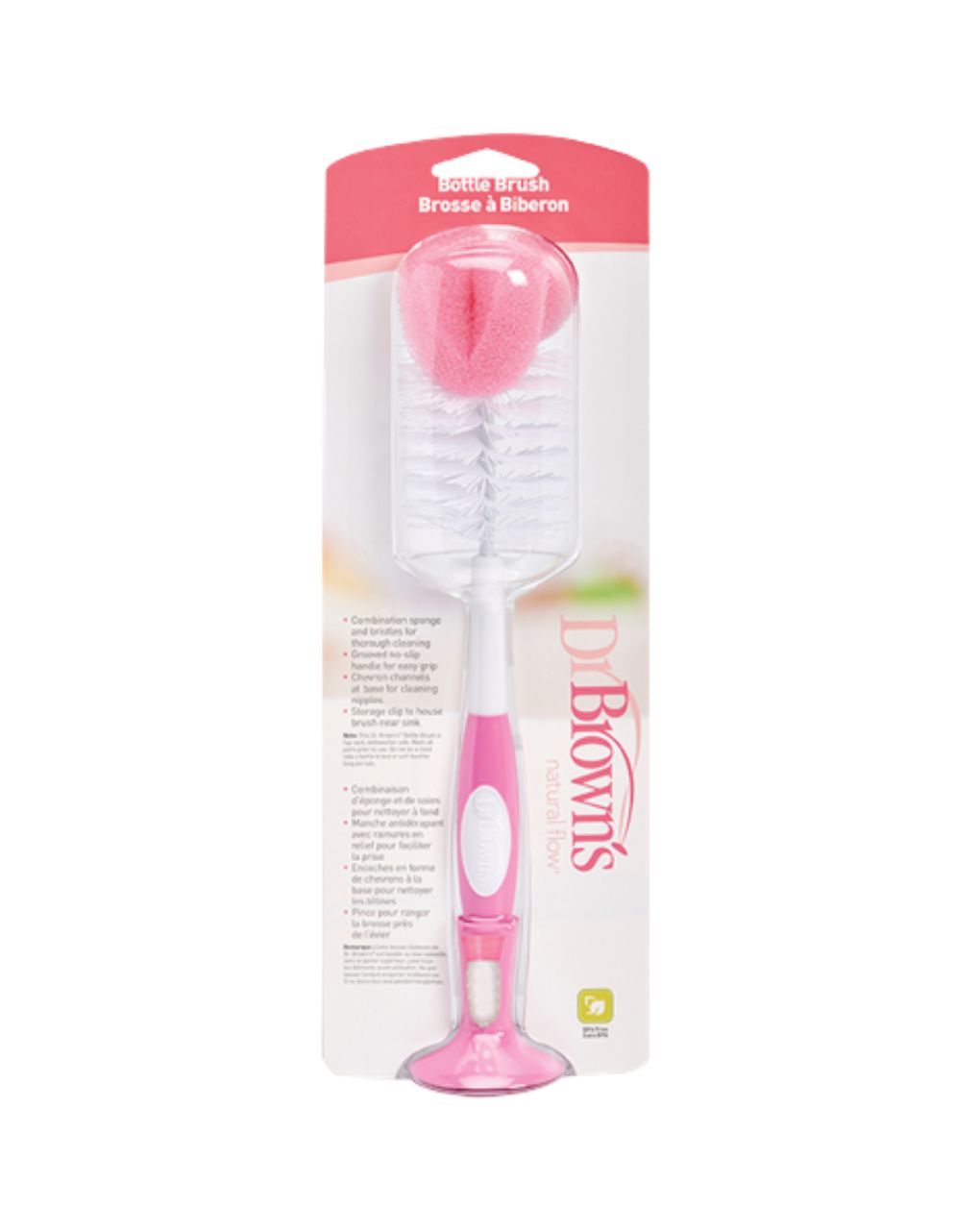 Dr. brown's βούρτσα καθαρισμού μπιμπερό χρωματιστές (4 σχέδια) ac023 - Dr Browns