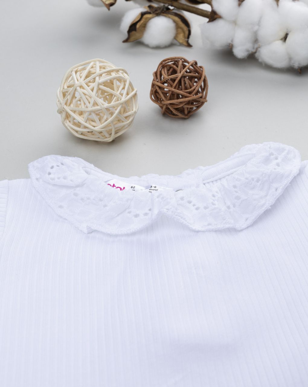 βρεφικό σετ t-shirt και φούστα sangallo για κορίτσι - Prénatal