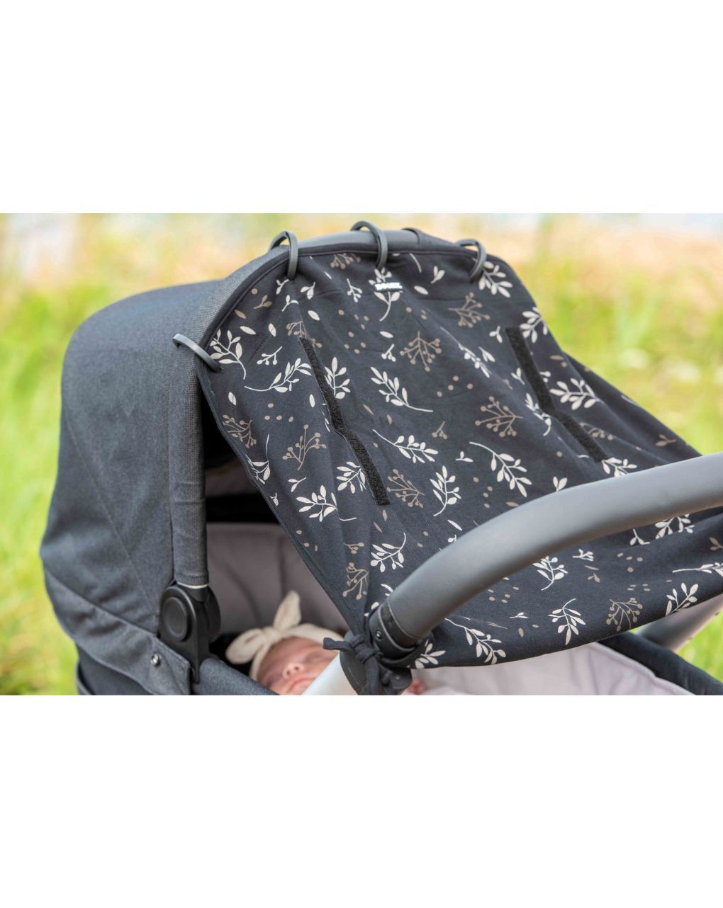 Dooky ηλιοπροστασία με upf50+ προστασία romantic leaves black dk-126711 - Dooky