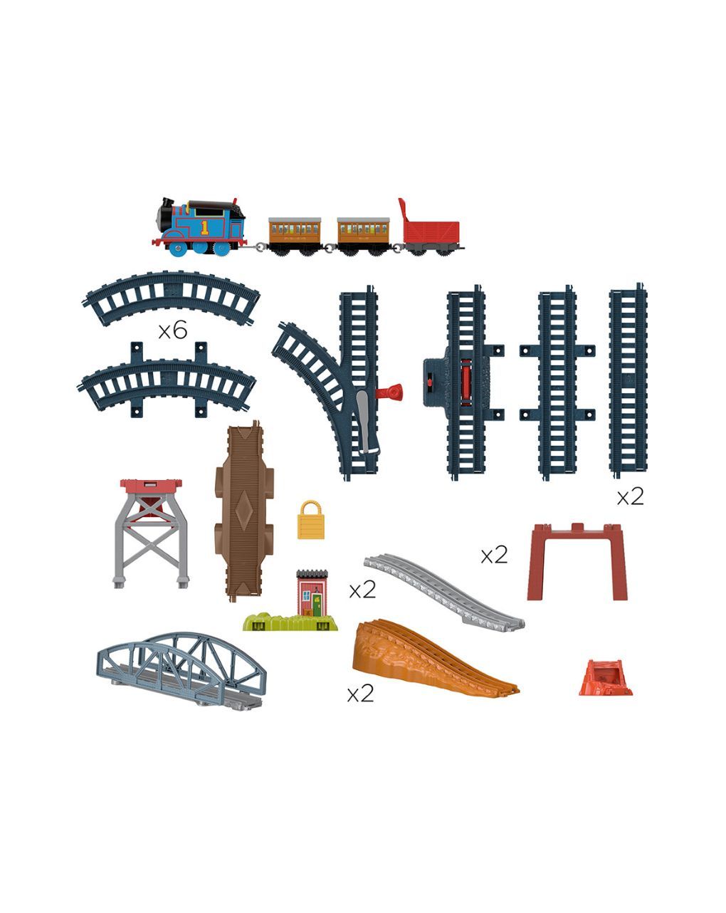 Mattel fisher price τόμας το τρενάκι 3 διαδρομές hgx64 - THOMAS & FRIENDS